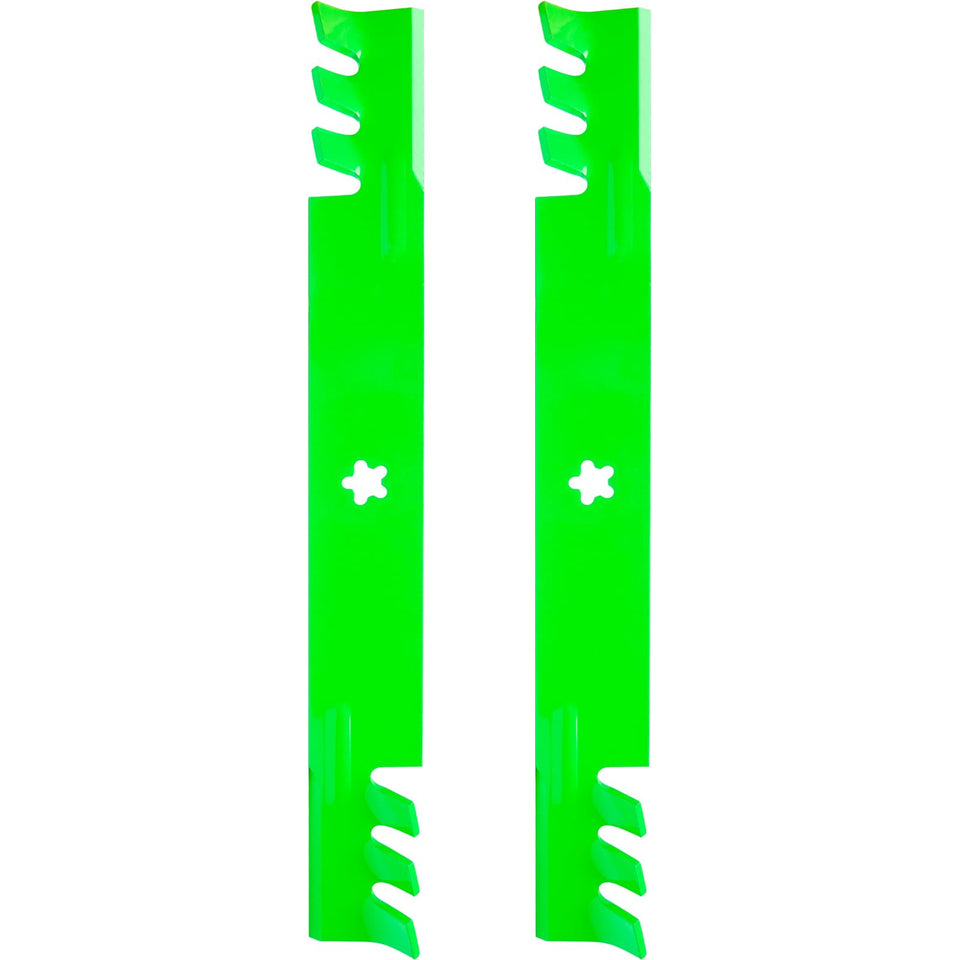 SCBHWJ 42'' mulching blades two-pack for cleaner cuts and efficient coverage