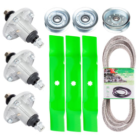 SCBHWJ 48 spindles close-up for durable, balanced mowing performance