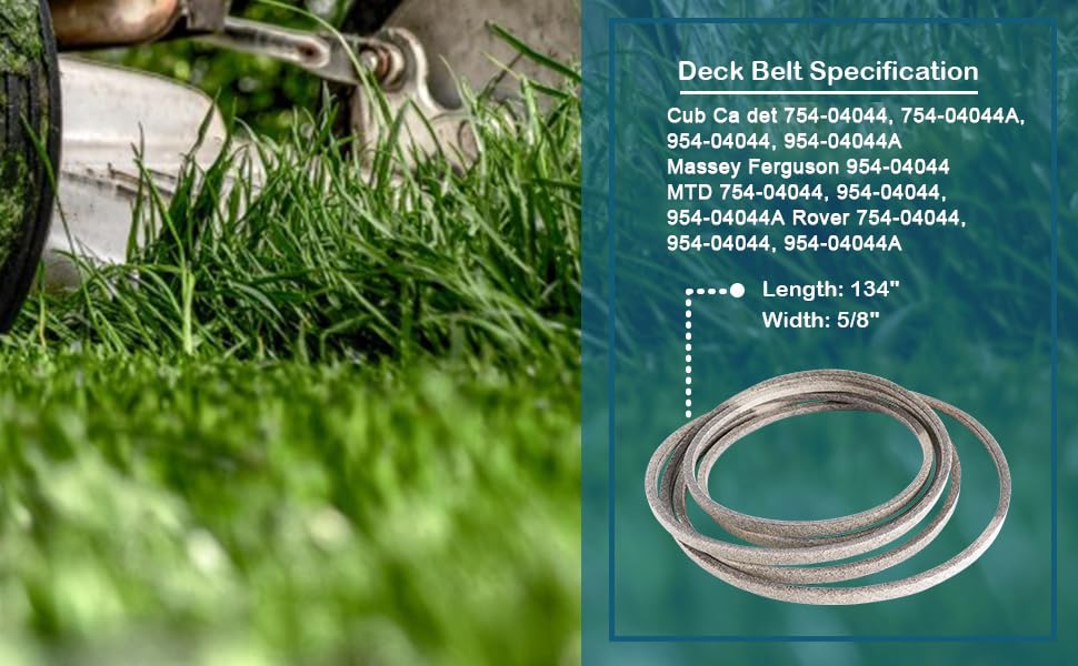 SCBHWJ 50 compatible models fit Cub Cadet, MTD, and Craftsman decks.