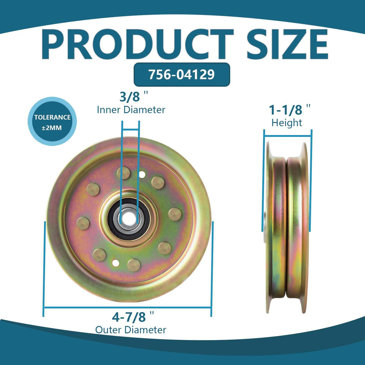 SCBHWJ 50-inch drive belt offers reliable deck rotation during mowing.