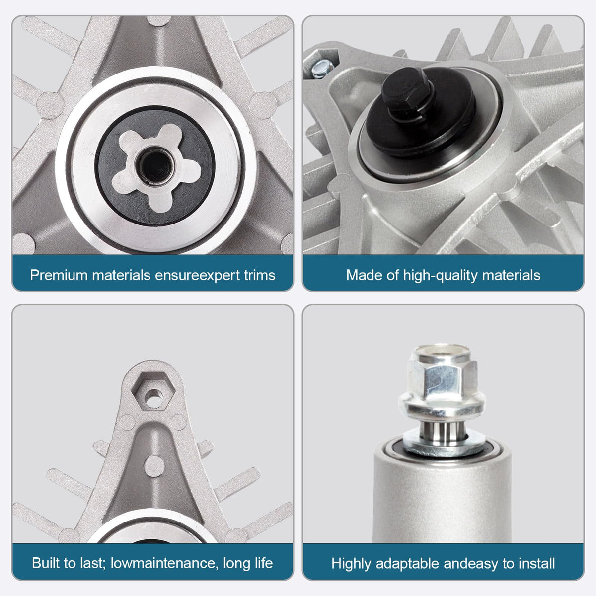 SCBHWJ aluminum-spindle-body resists corrosion for lasting use