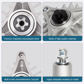 SCBHWJ aluminum-spindle-body resists corrosion for lasting use