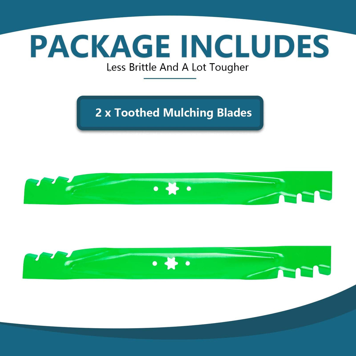 SCBHWJ blade length 23-1/4 inch fits 46-inch decks.