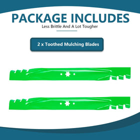 SCBHWJ blade length 23-1/4 inch fits 46-inch decks.