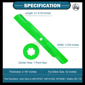 SCBHWJ blades close-up showing precise mounting holes and edges