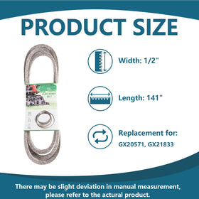 SCBHWJ deck rebuild kit belt maintains steady drive performance