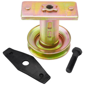 SCBHWJ pulley with blade adapter for easy belt alignment on compatible mowers