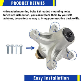 SCBHWJ deck spindle for TimeCutter MX3450; restores cutting efficiency