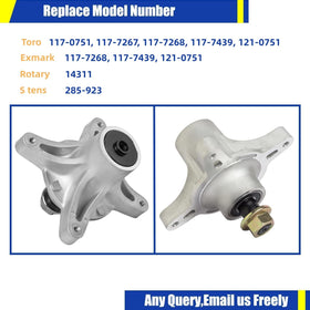 SCBHWJ spindle assembly for ZS4200/ZS5000; compatible deck spindle kit