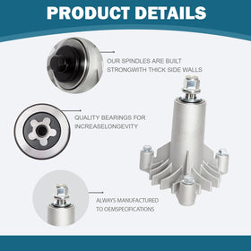 SCBHWJ spindle-bolt-washer-spacer-set includes essential mounting hardware