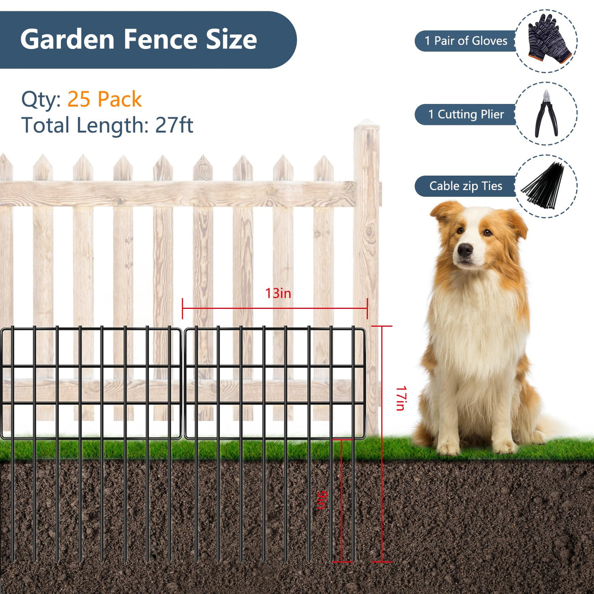 SCBIGM rustproof metal fence withstands harsh weather while keeping borders secure.