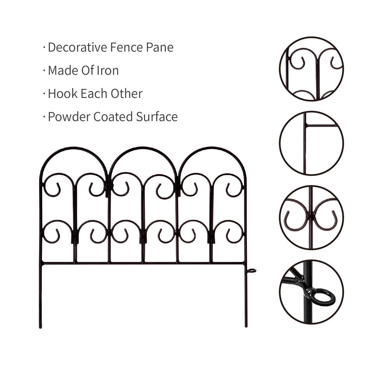 SCENDOR defines flower beds and paths with elegant matte black.