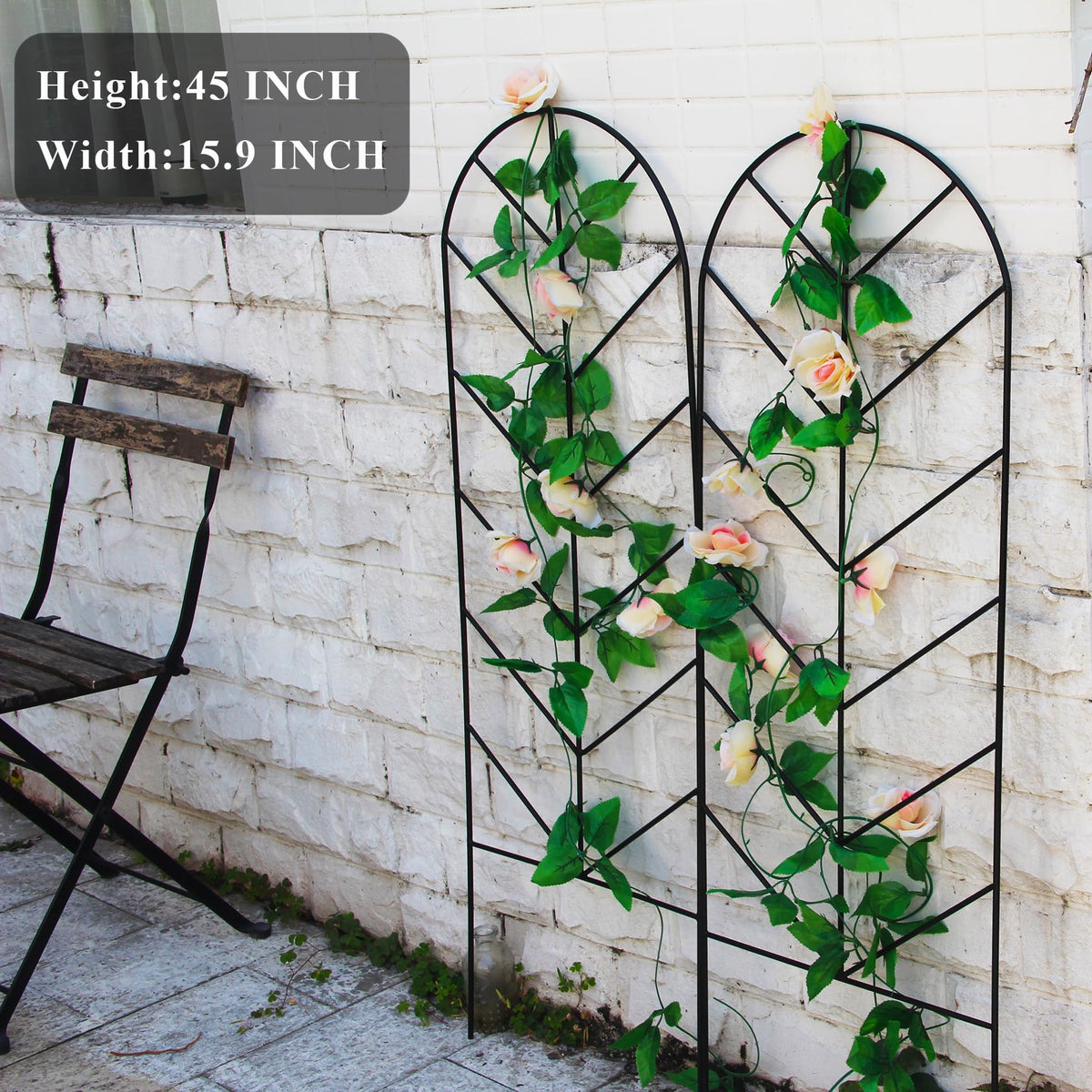 SCENDOR easy-install trellis for quick outdoor setup without tools