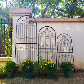 SCENDOR Garden Trellis versatile use with pots and vines