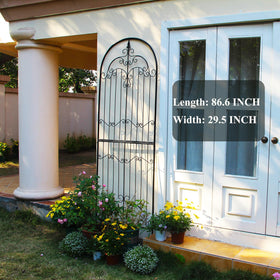 SCENDOR Garden Trellis scrollwork detail adds elegant charm.