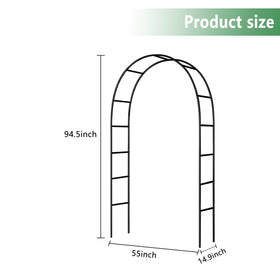 SCENDOR arch supports climbing vines for a natural green focal point.