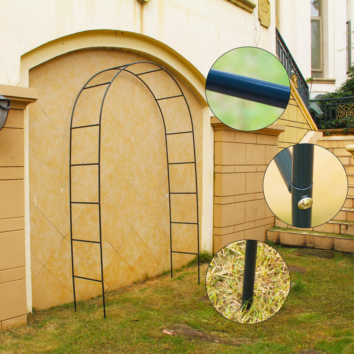 SCENDOR arch is lightweight and portable for easy relocation.