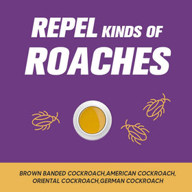 SCFKAOF roach repellent near basement or garage corner blocks roaches