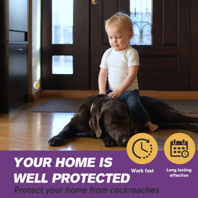 SCFKAOF roach repellent bathroom corner provides safe odor-free barrier