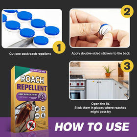 SCFKAOF roach repellent packaging box communicates long-lasting protection