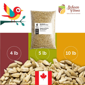 Schoen Farms patio-friendly setup with resealable bag for easy storage.