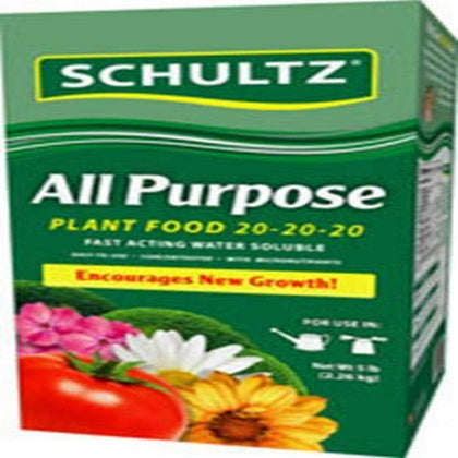 Schultz SPF70690 5 lb all-purpose water-soluble plant food boosts plant vigor and color