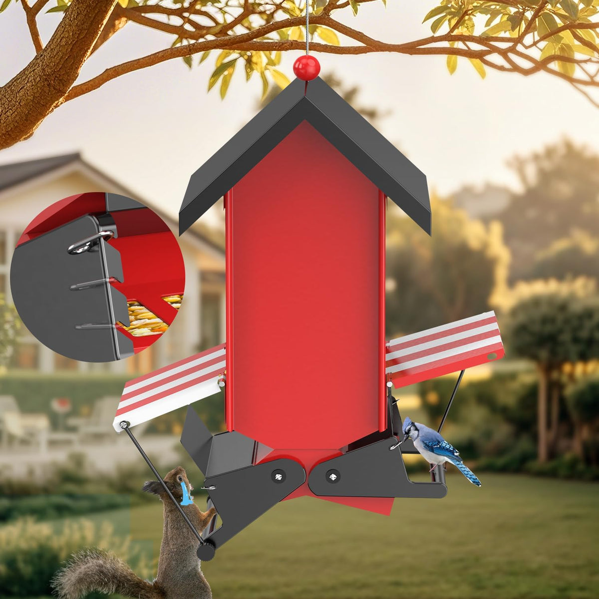 ScinDa detachable top enables easy refilling and cleaning after outdoor use.