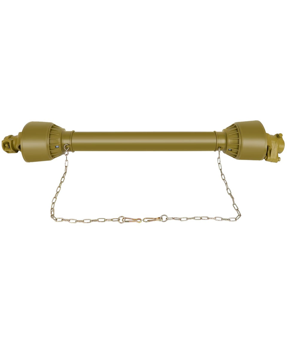 SCITOO yellow PTO shaft extendable for tractors and mowers