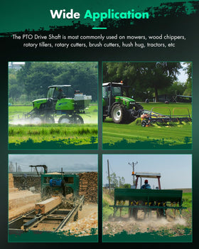 Easy assembly enables quick replacement on tractors and mowers