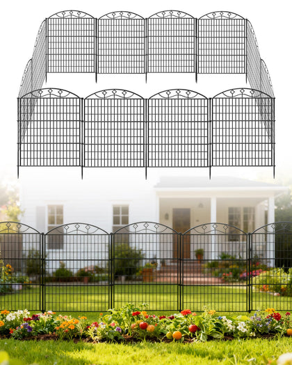 Sciyen 10-panel fence assembly shows quick, portable pet enclosure.