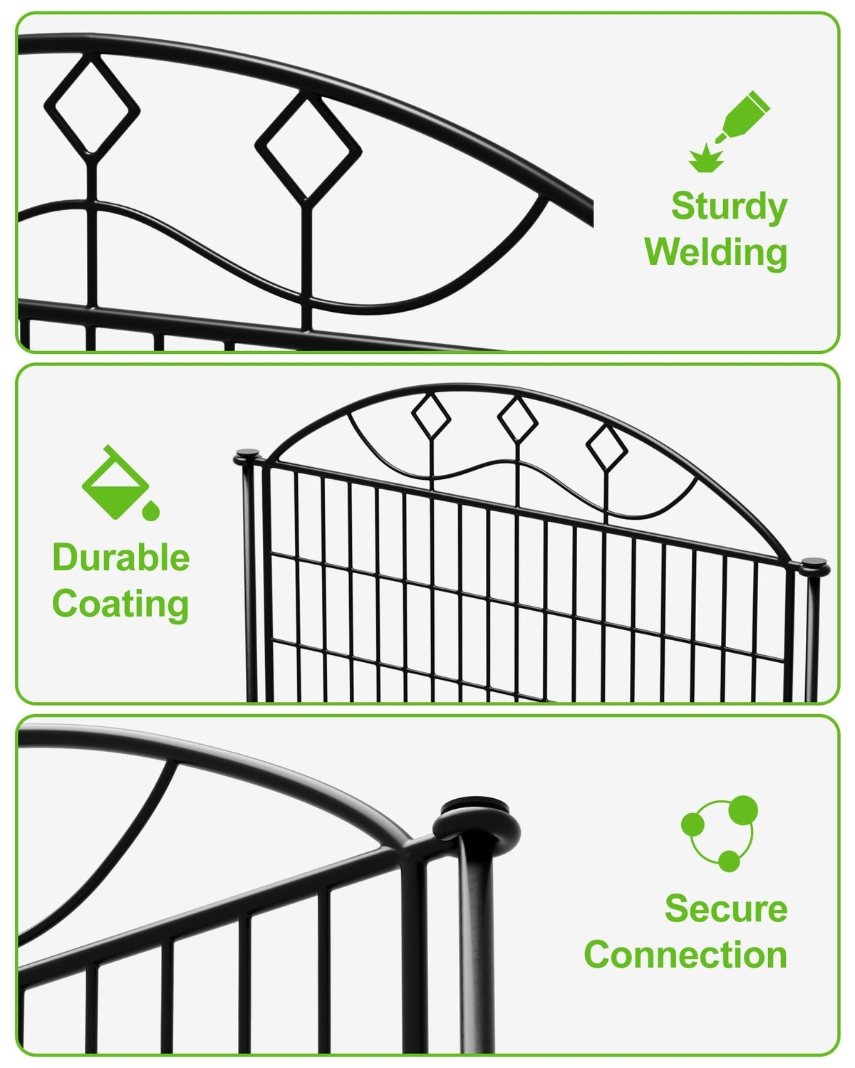 Sciyen pets (dogs and rabbits) protected by a sturdy barrier.