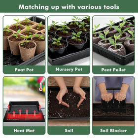 Sckee durable plastic tray withstands repeated reuse in gardens