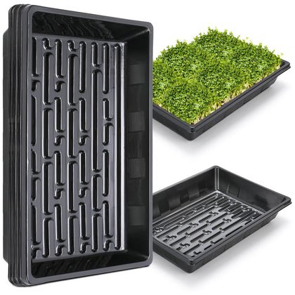 Sckee plant growing tray no holes supports controlled moisture for seeds