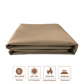 SCOCANOPY 6-month warranty label on replacement roof package.