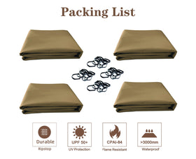 SCOCANOPY beige gazebo installation guide for quick setup.