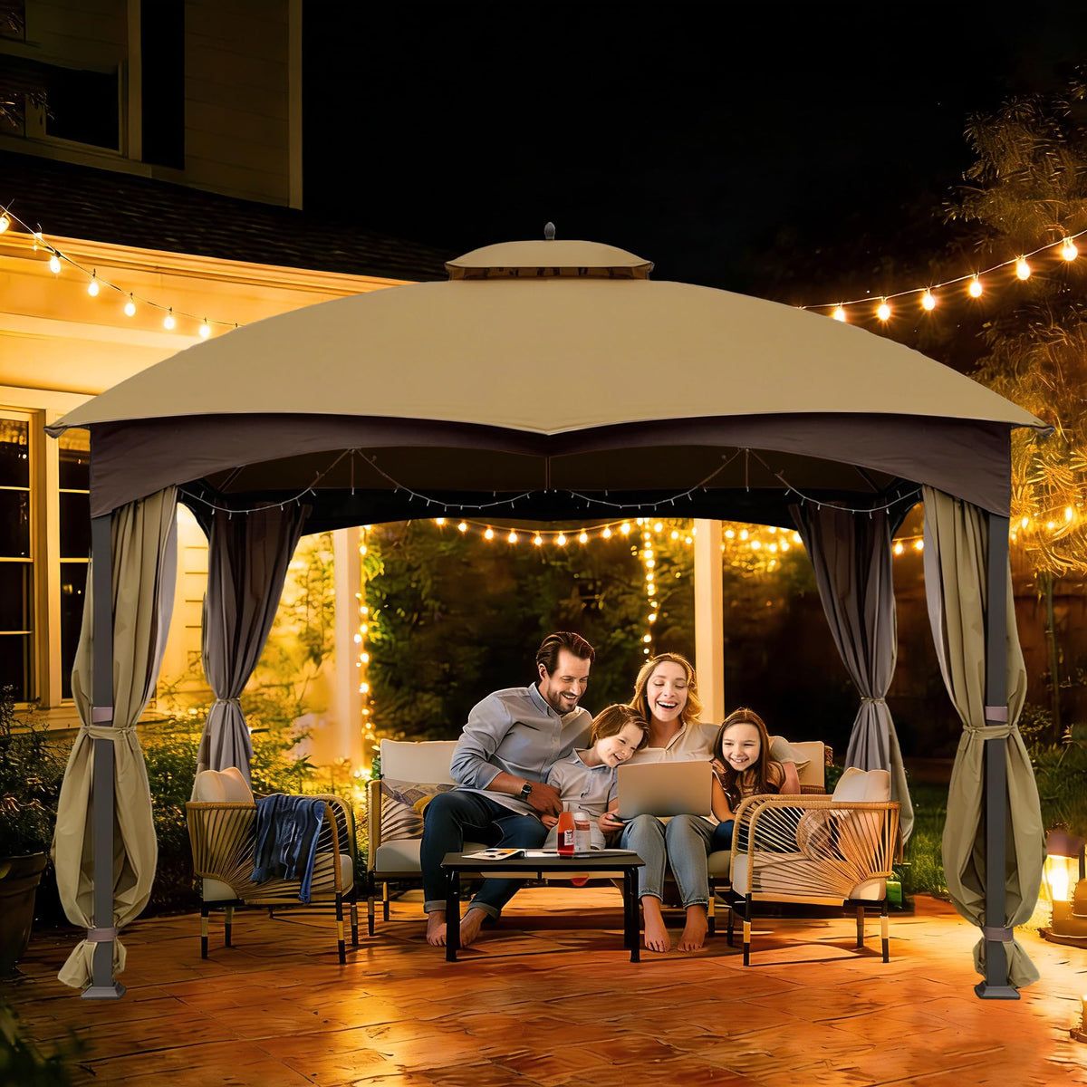 Easy top replacement for SCOCANOPY beige cover