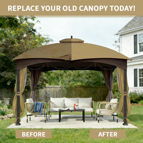 Tight drainage design aids quick water shedding on SCOCANOPY replacement top
