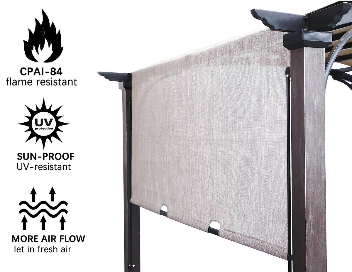 SCOCANOPY compatible model L-PG152PST-B identification for Lowe's pergola.