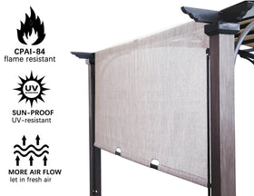 SCOCANOPY compatible model L-PG152PST-B identification for Lowe's pergola.