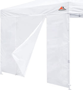 SCOCANOPY door 86x120 inches with two central zippers for easy entry.