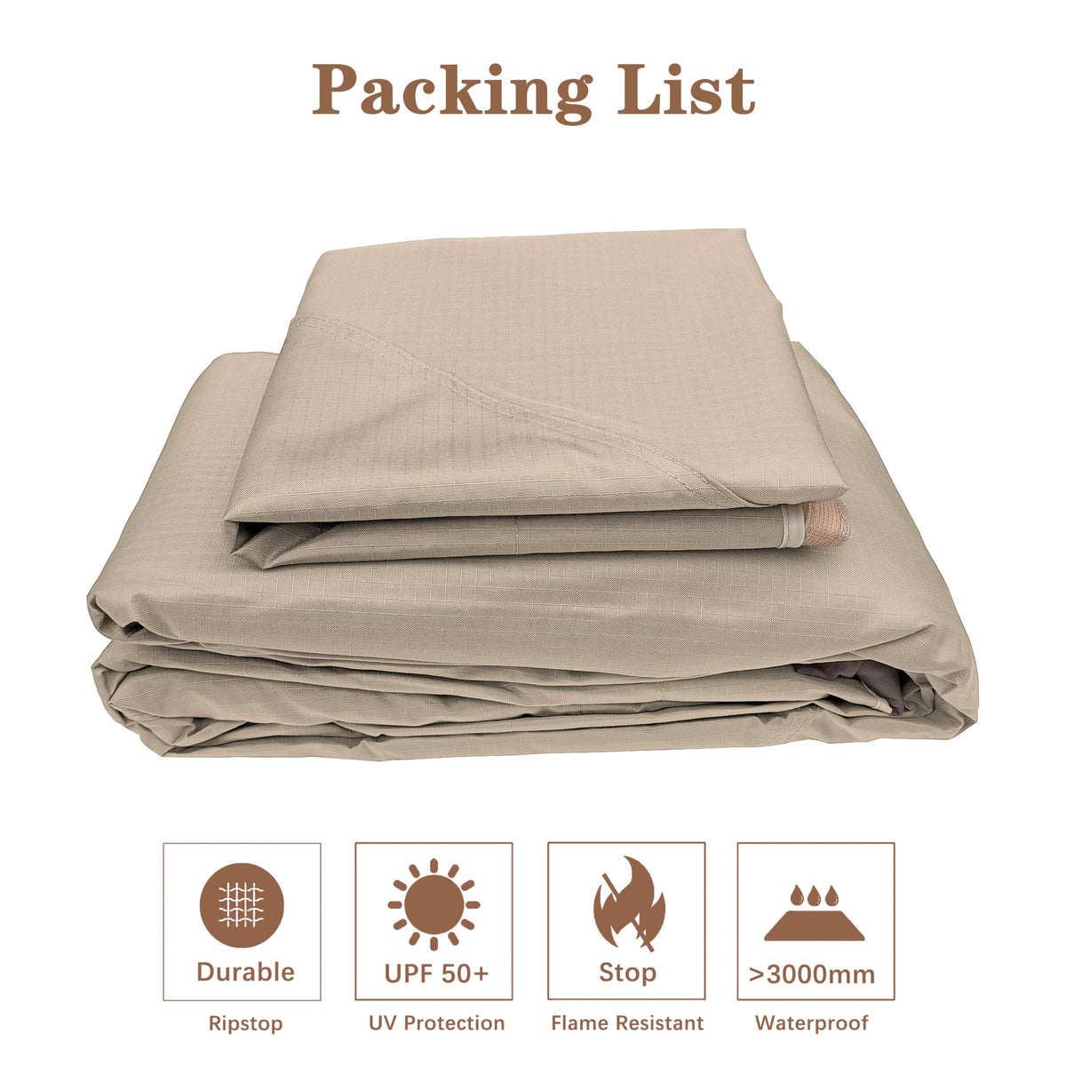 SCOCANOPY Eagle Brooke 10x12 cover packaging reveals replacement top only