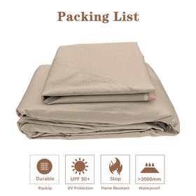 SCOCANOPY Eagle Brooke 10x12 cover packaging reveals replacement top only