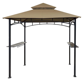 SCOCANOPY replacement top for grill gazebo, small 34x21, khaki, precise fit for quick shade