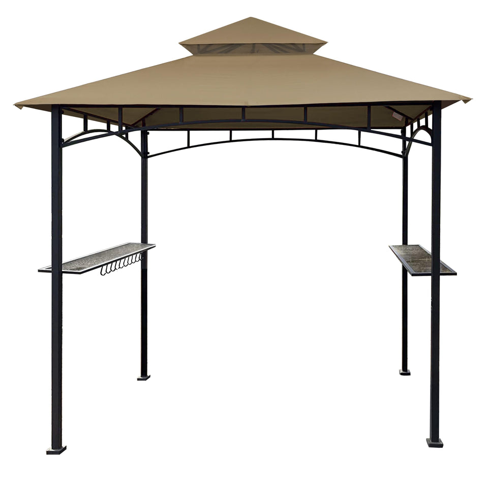 SCOCANOPY replacement top for grill gazebo, small 34x21, khaki, precise fit for quick shade