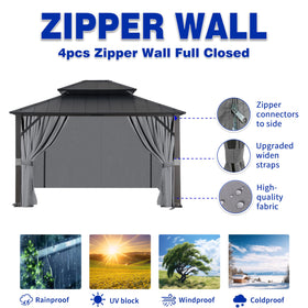 SCOCANOPY Khaki four-panel set fits various models including Windsor and Oakmont