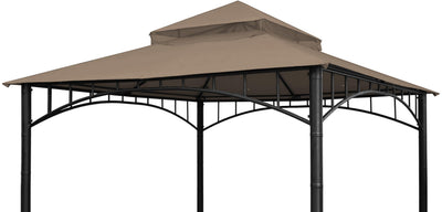 SCOCANOPY replacement roof for L-GZ136PST showing intended gazebo fit.