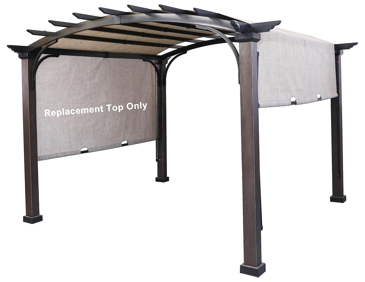 SCOCANOPY replacement sling top for 200 x 103 inch Lowe's pergola, precise fit.