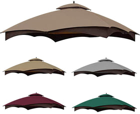 SCOCANOPY replacement top for Lowe's Allen Roth 10x12 gazebo GF-12S004B-1 provides snug fit