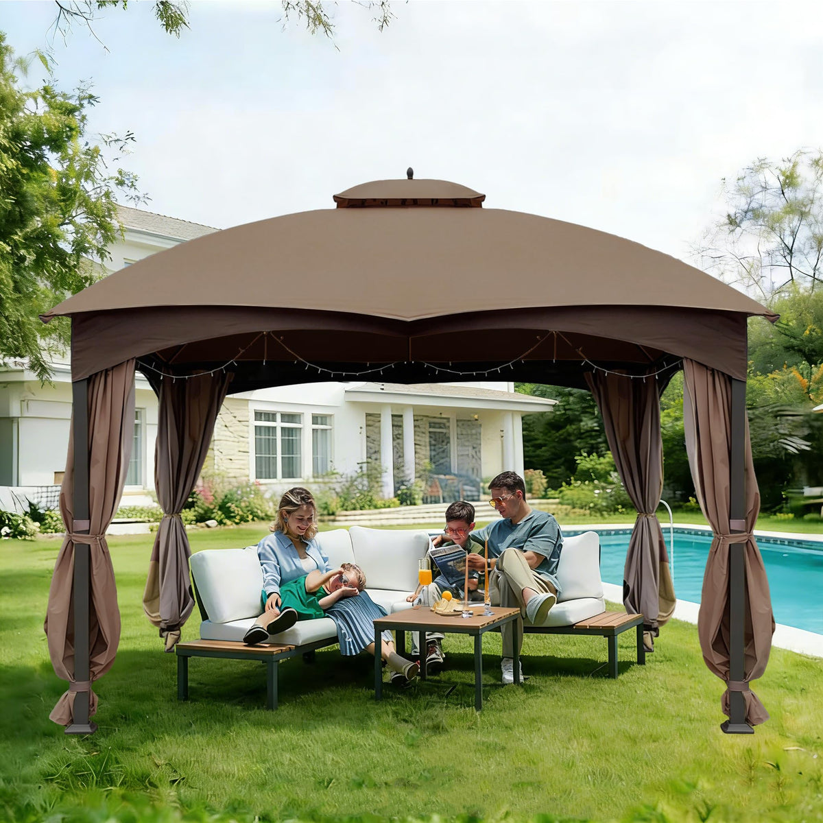 SCOCANOPY replacement top GF-12S004BTO with UV protection and rain resistance