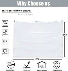SCOCANOPY sidewall Velcro straps secure fit around canopy legs.